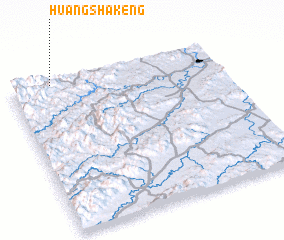 3d view of Huangshakeng