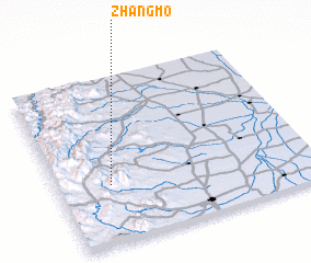 3d view of Zhangmo