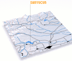 3d view of Sanyucun