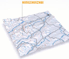 3d view of Hongshuizhai