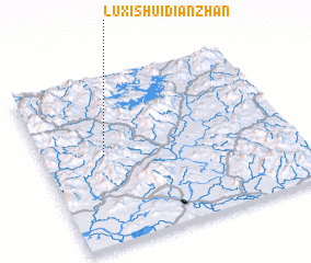 3d view of Luxishuidianzhan