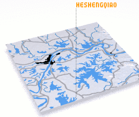 3d view of Heshengqiao