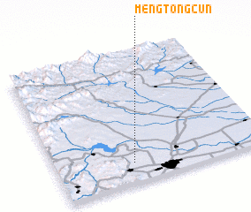 3d view of Mengtongcun