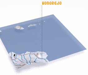 3d view of Wonorejo