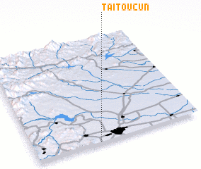 3d view of Taitoucun