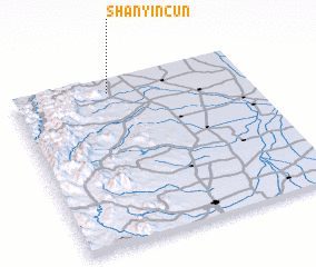 3d view of Shanyincun