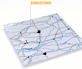 3d view of Zhaosishui