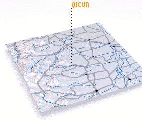 3d view of Qicun