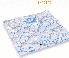 3d view of Zhaotan