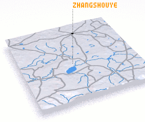 3d view of Zhangshouye