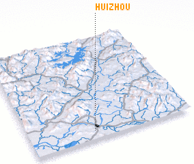 3d view of Huizhou