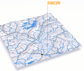 3d view of Xiacun