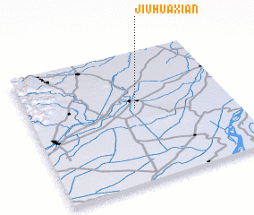 3d view of Jiuhuaxian