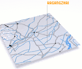 3d view of Wagangzhai