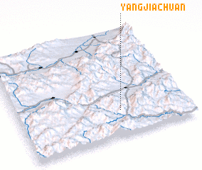 3d view of Yangjiachuan