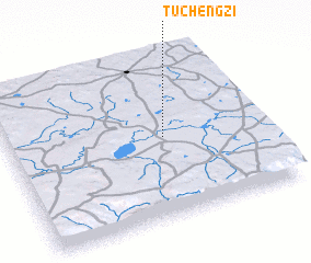 3d view of Tuchengzi