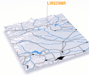 3d view of Lingshan