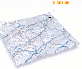 3d view of Pingtian