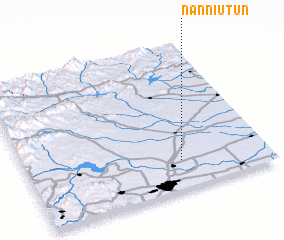 3d view of Nanniutun