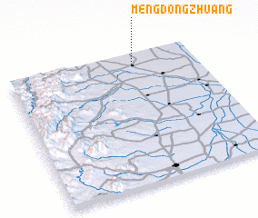 3d view of Mengdongzhuang