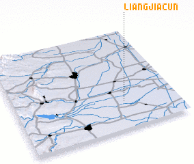 3d view of Liangjiacun