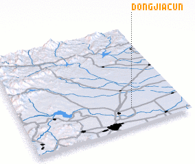 3d view of Dongjiacun