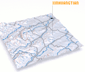 3d view of Xinhuangtian