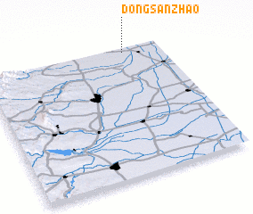 3d view of Dongsanzhao