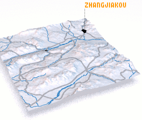 3d view of Zhangjiakou