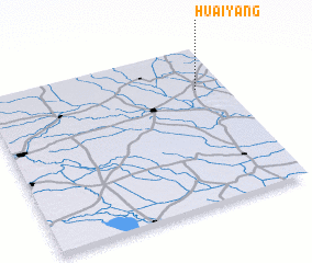 3d view of Huaiyang