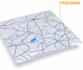 3d view of Fengjiawa