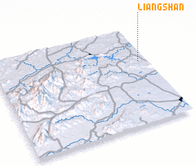 3d view of Liangshan