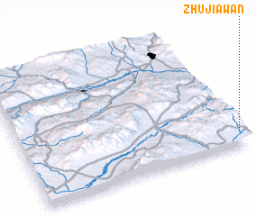 3d view of Zhujiawan