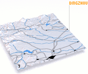 3d view of Dingzhou