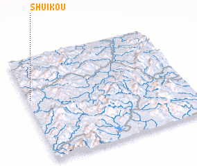 3d view of Shuikou