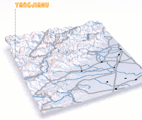 3d view of Yangjiahu