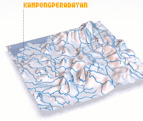 3d view of Kampong Peradayan