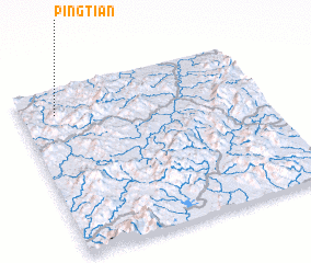 3d view of Pingtian