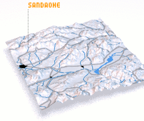 3d view of Sandaohe