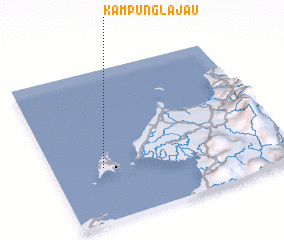 3d view of Kampung Lajau