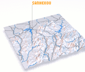 3d view of Sanhekou