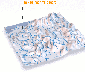 3d view of Kampung Gelapas