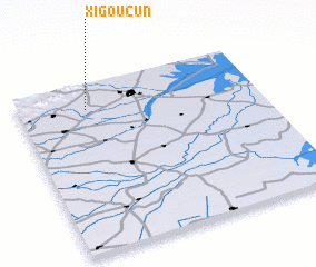 3d view of Xigoucun