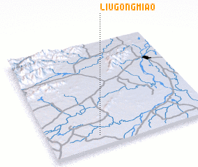 3d view of Liugongmiao