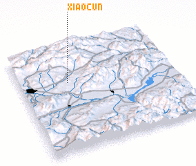 3d view of Xiaocun