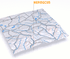 3d view of Hepingcun