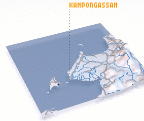 3d view of Kampong Assam