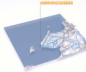 3d view of Kampong Sikaban