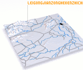 3d view of Leigongjianzonghekenzhichang