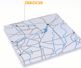 3d view of Zhaizicun